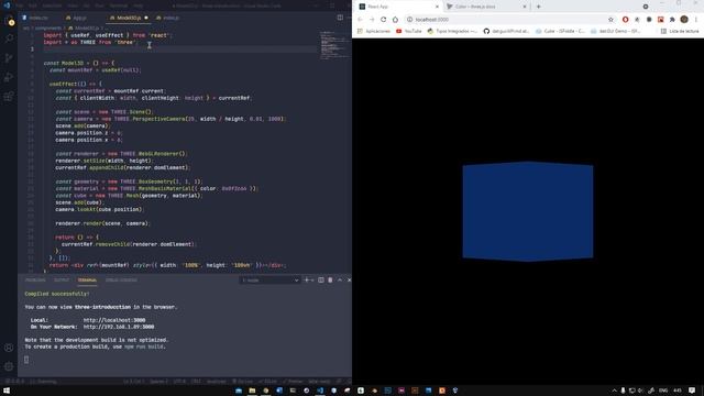 Introducción a Three.js con React - 01 смотреть онлайн