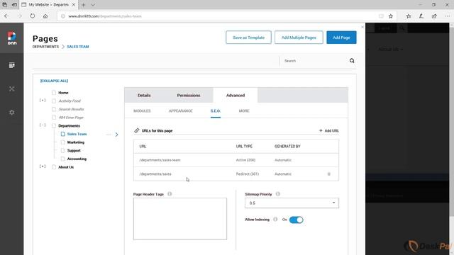 53. Page URL Management - DNN Tip of The Week смотреть онлайн