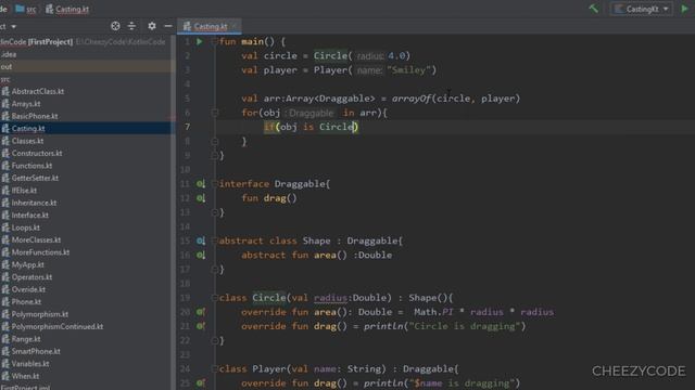 Kotlin Type Checking and Smart Casting With Examples | Cheezycode #24 смотреть онлайн