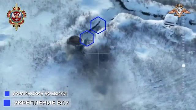 Бетонные укрепления не спасают боевиков ВСУ смотреть онлайн