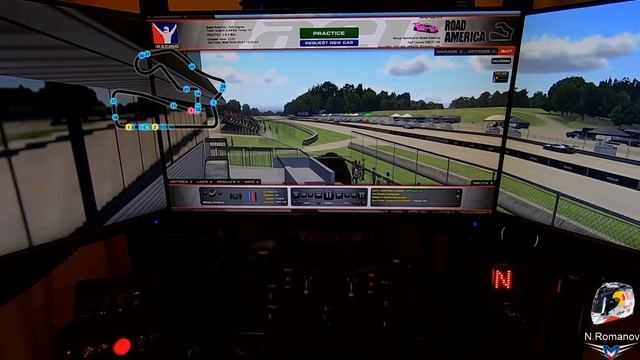 Симрейсинг Simracing на трипл скрине - Fanatec DD1 - гонка в Iracing NurburgRING GP