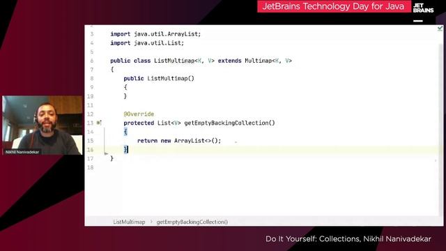 Do It Yourself: Collections, by Nikhil Nanivadekar / JetBrains Technology Day for Java смотреть онлайн