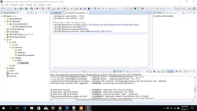 Tutorial 3 (español) mysql + java spring boot + angular 4 смотреть онлайн