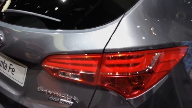 Hyundai Santa Fe 2015 In detail review walkaround Interior Exterior смотреть онлайн