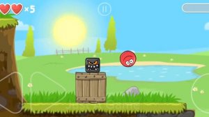 Красный Шарик 4 Зеленые холмы уровень 9-10 Red Ball 4 Green hills Level 9-10 Just A Game