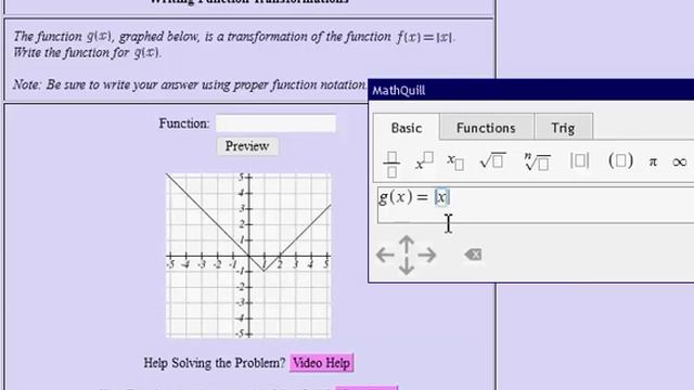 Using Mathquill (Absolute value function) смотреть онлайн