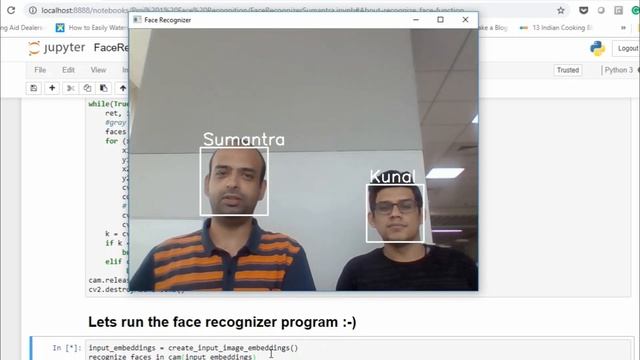 Face recognition application using deep learning model смотреть онлайн