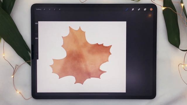 How To Draw Watercolor Fall Leaves • Procreate Tutorial • You Can Paint This iPad смотреть онлайн