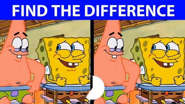Bet you can't FIND THE DIFFERENCE! | 100% FAIL | Spongebob Cartoon photo Puzzle смотреть онлайн