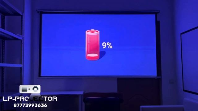 Formovie Dice DLP проектор с батареей демонстрация в офисе LP PROJECTOR