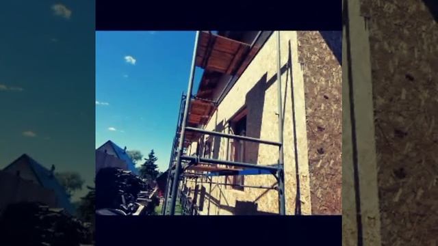 Утепление, монтаж подсистемы вентилируемого фасада и плит OSB-3 9 х 1250 х 2500мм