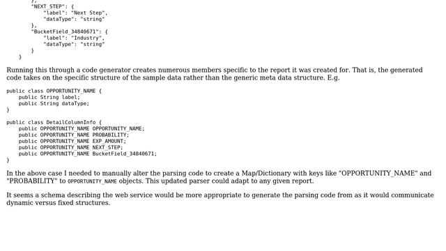 Salesforce: Is there a JSON Schema available for the Analytics REST API? смотреть онлайн