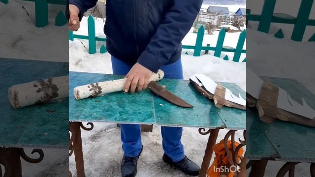 нож финского типа. сталь кованая 95х18, длина клинка 120мм. для заказа пишите WhatsApp +79173602332 смотреть онлайн