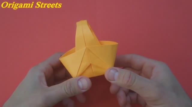 Как сделать корзинку из бумаги Оригами корзина.mp4 смотреть онлайн