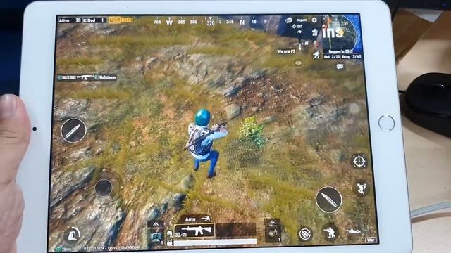 Test Game PUBG Mobile On Apple iPad 2017 смотреть онлайн