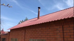 Чистка дымохода с помощью петарды .Баня удалась