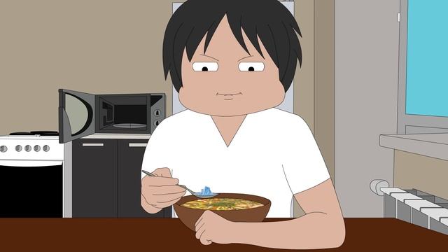 Если еда долго лежала в холодильнике (анимация) смотреть онлайн