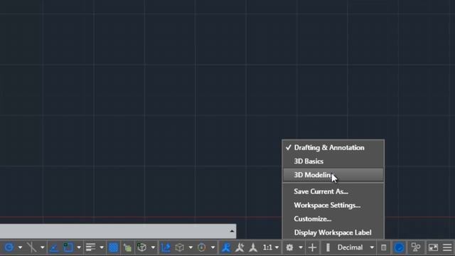 Novedades de AutoCAD 2015 - Espacios de trabajo смотреть онлайн