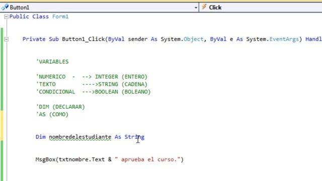 Curso 5 VB.NET-Uso de las Variables Cadena(String) , Entero(Integer) ,Boolean(Boleano) -parte 1 смотреть онлайн