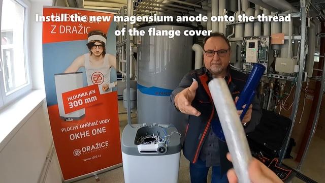 Replacement of ceramic heating element and magnesium anode (EN) смотреть онлайн