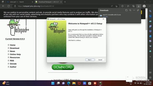 How to install Notepad++ | Best code editor for HTML | little-bit Computer смотреть онлайн