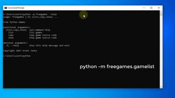 Python FREEGAMES module || Installation and setup || Python GUI games