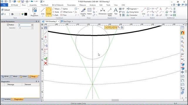 T-Flex CAD 15 2D - Exercise 35 смотреть онлайн