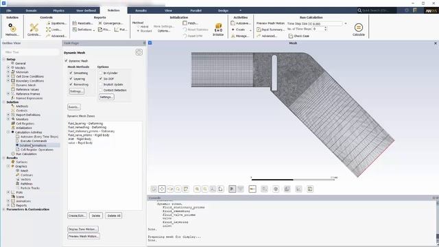 ANSYS Fluent: Dynamic Mesh Problem for a Piston and Reed Valve Part II смотреть онлайн