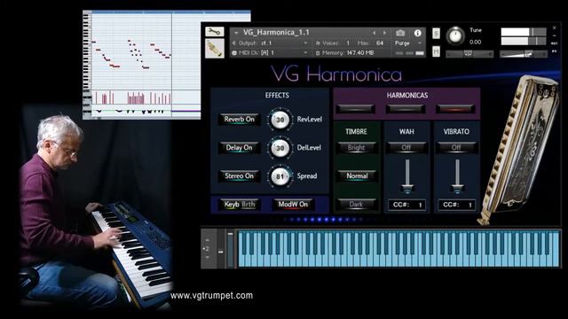 VG Harmonica Native Instruments Kontakt sound library смотреть онлайн