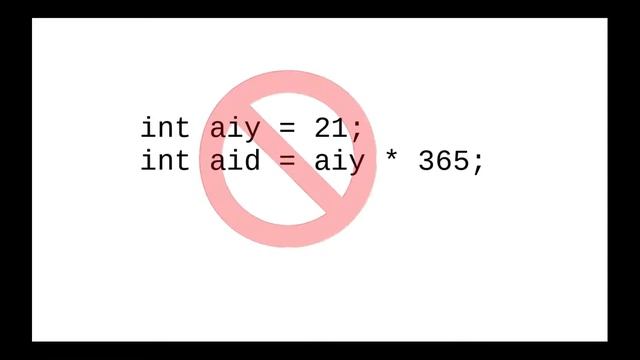 Chapter 2: Naming Variables смотреть онлайн
