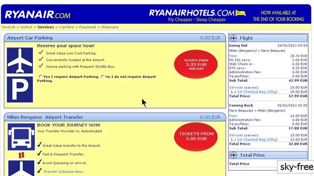Как бронировать на Ryanair