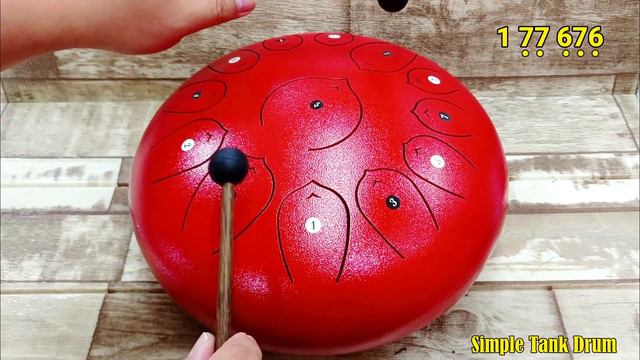[Easy Beginner Tutorial] When You Tell Me That You Love Me - Steel Tongue Drum смотреть онлайн