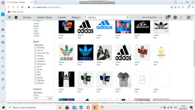 comment avoir un T_shirts adidas gratuitemment sur l'avatar de roblox смотреть онлайн