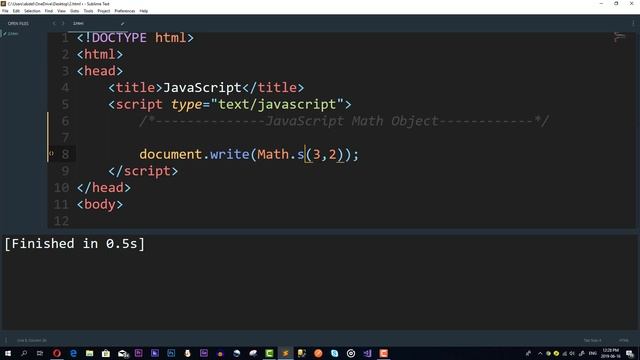 25- JavaScript Math Object [Arabic] смотреть онлайн