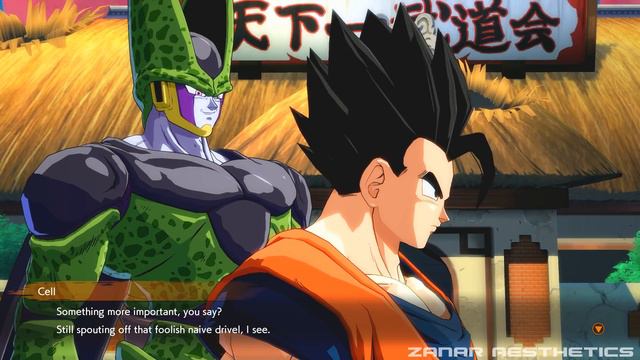Dragon Ball FighterZ - Cell Meets Adult Gohan & Roasts Him смотреть онлайн
