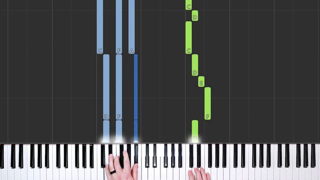 How to Play "Silent Night" on the Piano - learn Christmas music! смотреть онлайн