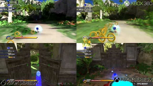 Sonic Unleashed - Jungle Joyride Day (PS3 vs. Xbox 360 vs. Xbox Series X Comparisons) смотреть онлайн