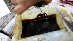 Отработка с водой в порогах. Что происходит.