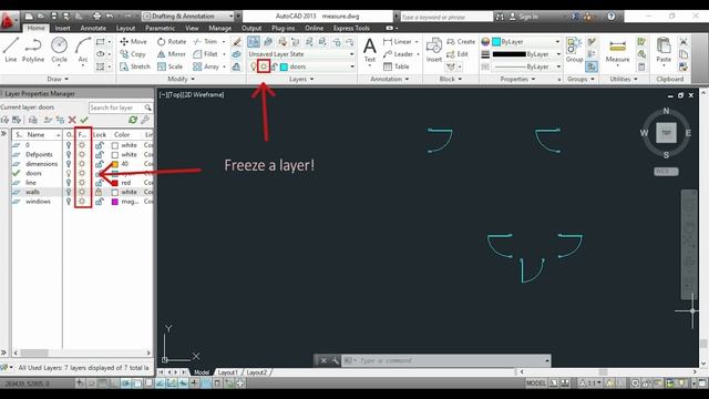 AutoCAD - Complete Tutorial for Beginners - Part 3 (dimensions, layers, text, print) смотреть онлайн