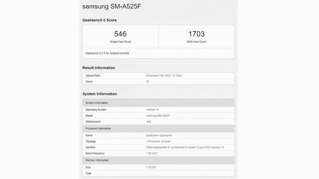 Samsung Galaxy A52 5G скоро в продаже!