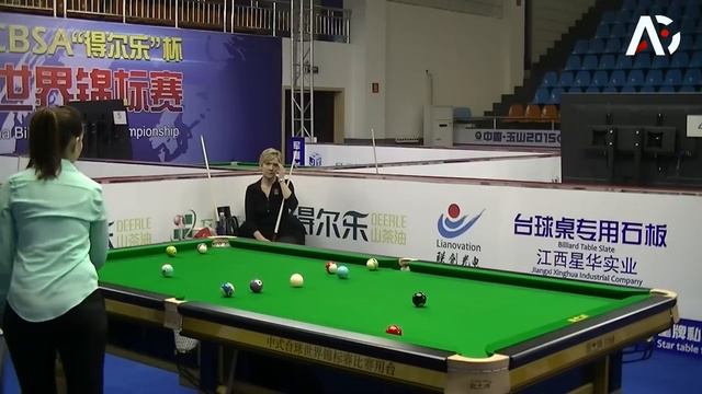 2015 Chinese 8-Ball World Championship - Allison Fisher vs Kamila Khodjaeva смотреть онлайн