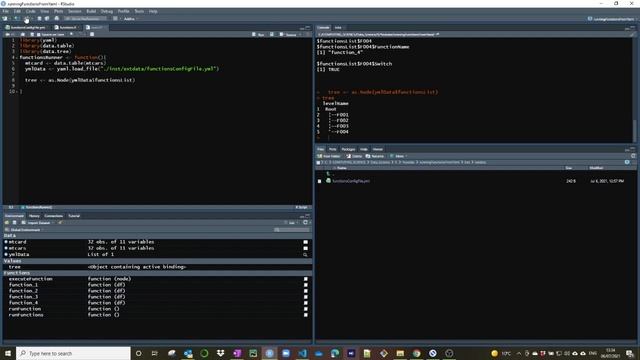 Run R functions Controlled by Yaml File смотреть онлайн