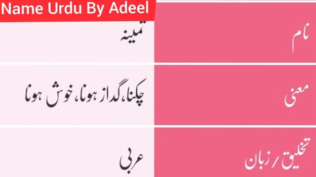 Samina Name Meaning In Urdu | Smina Naam Ka Matlab | Name Urdu By Adeel | Meaning | Naam смотреть онлайн