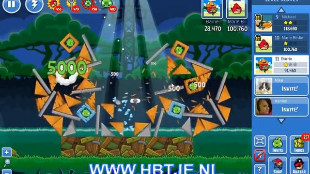 Angry Birds Friends Tournament Level 3 Week 34 (tournament 3) facebook смотреть онлайн