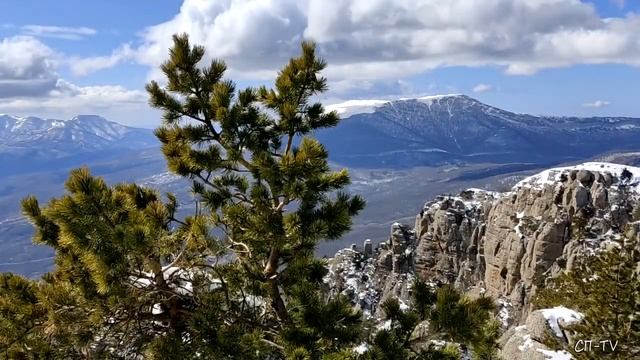 Южная  Демерджи. По кромке плато. Виды с высоты птичьего полёта
