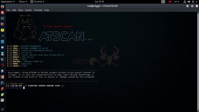 Kali Linux Tools - ATSCAN (Advanced Search & Dork Mass Exploit) смотреть онлайн