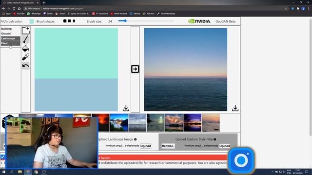 DESENHOS DO PAINT VIRANDO REALISTAS |NVIDIA GAUGAN| смотреть онлайн