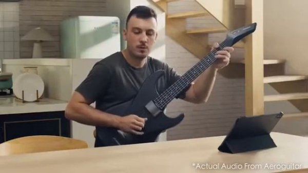 AeroGuitar: Smart & Painless Guitar - Latest Innovations 2022 Cool Innovative Gadgets on Kickstarte