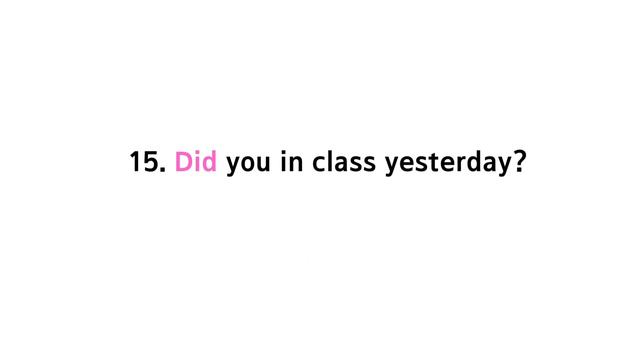 24 Grammar Quiz Simple Past 2 ESL English TEST 과거 의문문 부정문 문제 смотреть онлайн