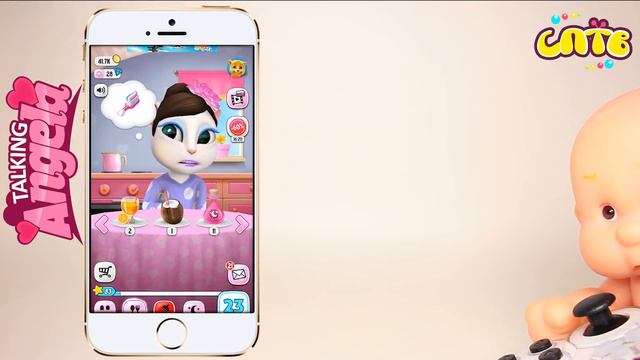 ИГРА МУЛЬТИК про котиков Моя ГОВОРЯЩАЯ АНДЖЕЛА Мой виртуальный питомец My Talking Anjela СПТВ смотреть онлайн